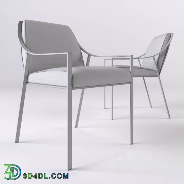 HOLLY HUNT AILERON DINING ARM CHAIR