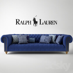 Ralph Lauren Home Indigo chesterfield sofa 