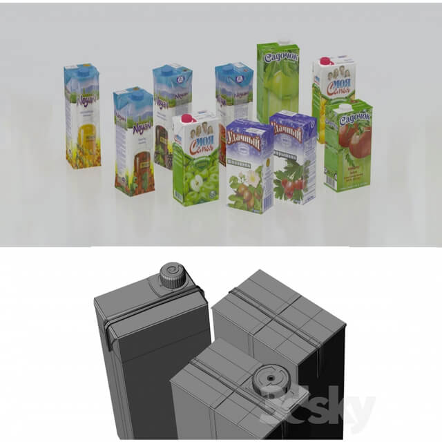 Juices in Tetra Pak