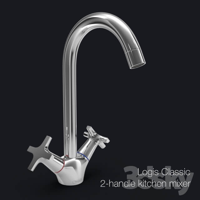 Fauset Hansgrohe Logis Classic 2 handle kitchen mixer