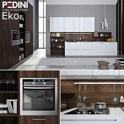 Kitchen Kitchen Pedini Eko set3 v ray  