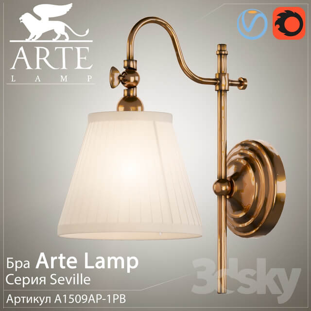 Sconce Arte Lamp Seville A1509AP 1PB
