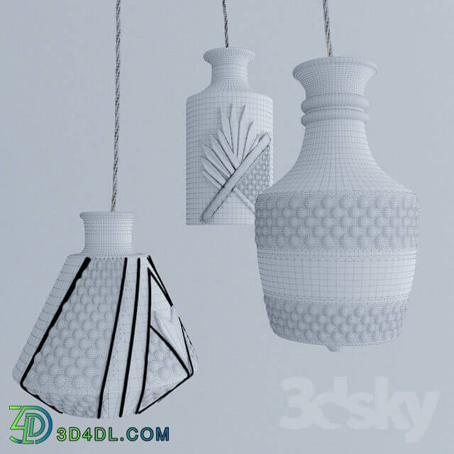 Restaurant Bar creative fashion bottle chandelier