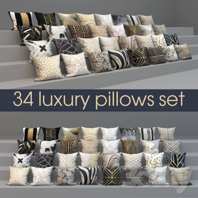 Set of luxury 34 pillows set of 34 pillows