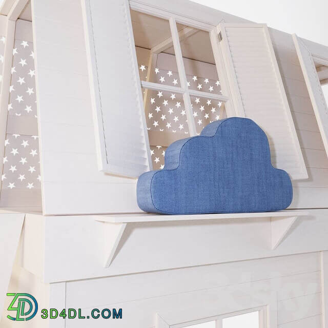 Baby bed BukWood Dream house BookWood Dream House
