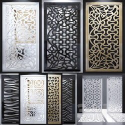Other decorative objects Set of decorative panels 09 