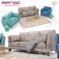 Set of upholstered furniture Bruno in three colors MF ARGOS  