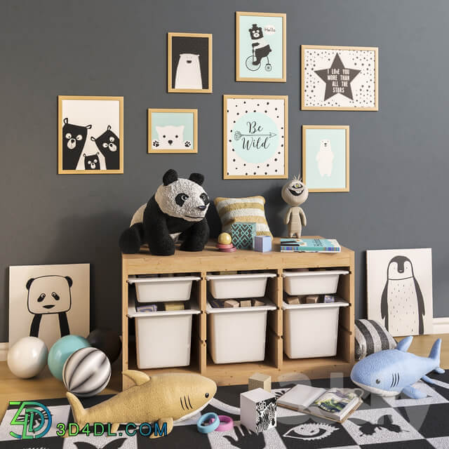 Miscellaneous Furniture and toys IKEA decor for a children 39 s room set 2