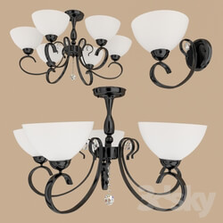 A collection of chandeliers and sconces MW LIGHT art.315011906 art.315011906 art.315022001  