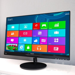 Monitor Philips 27 quot PC other electronics 3D Models 