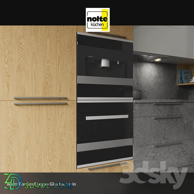 Kitchen Nolte Portland Legno Glas tec Satin