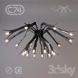 Chandelier C74 DADDY LONGLEGS XL Pendant light 3D Models 