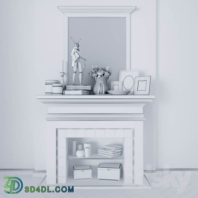 decorative fireplace set