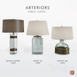 Arteriors Table Lamps Set 