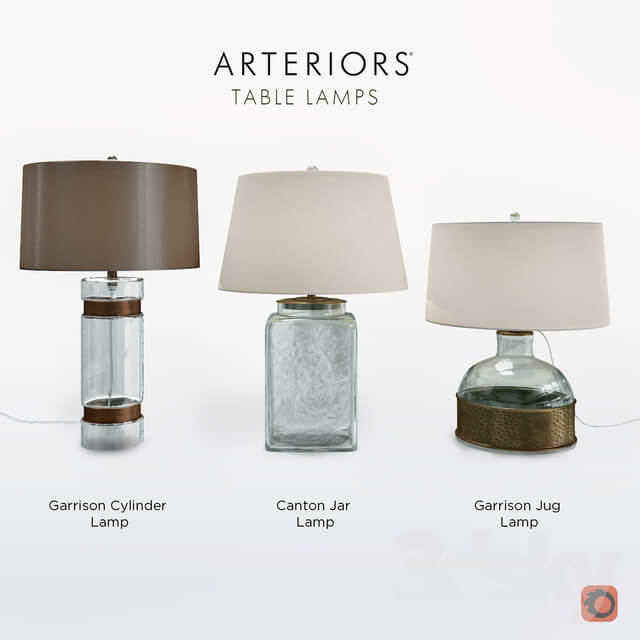 Arteriors Table Lamps Set