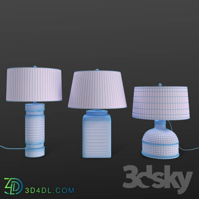 Arteriors Table Lamps Set