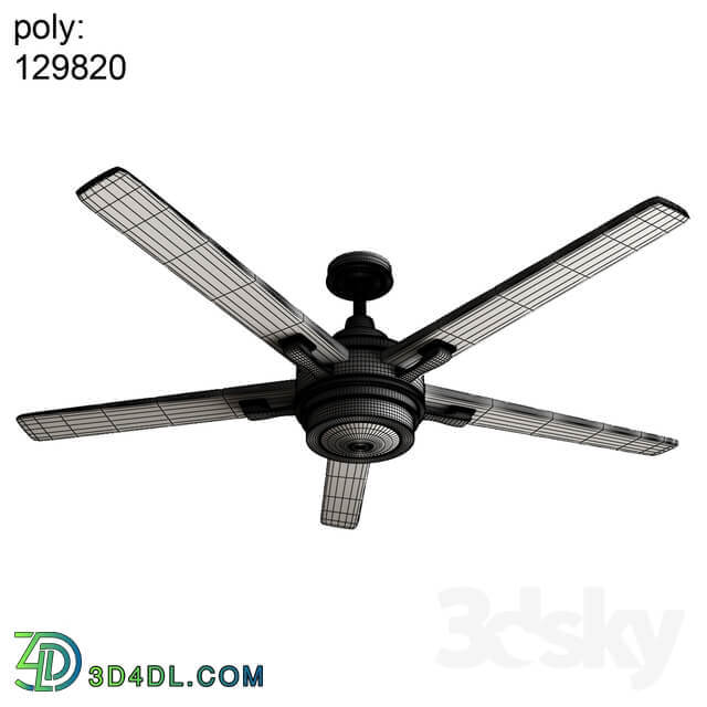 Pottery barn Benito Ceiling Fan Bronze