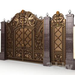 Other architectural elements Exclusive gate with wicket door 