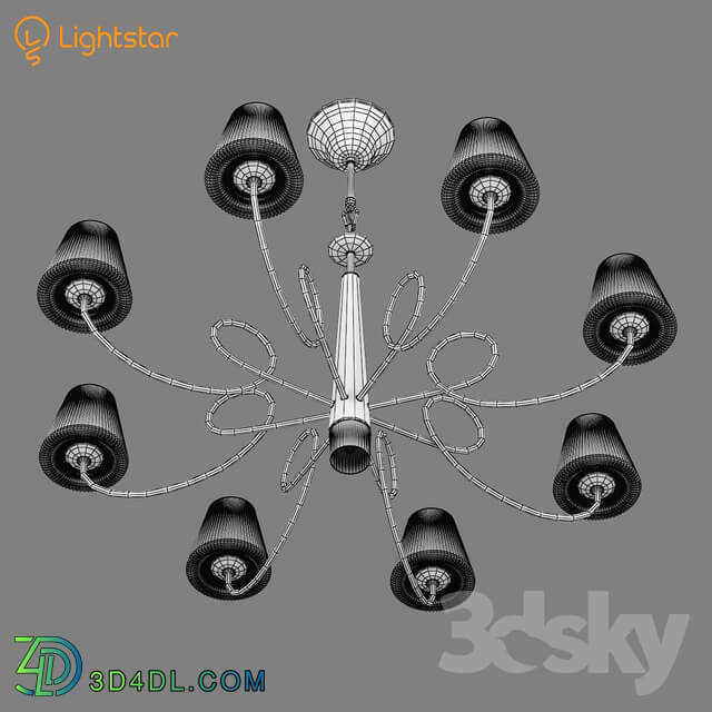 81429x Vortico Lightstar Pendant light 3D Models