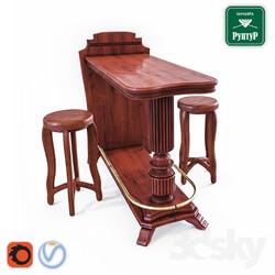 Bar stand for billiards 