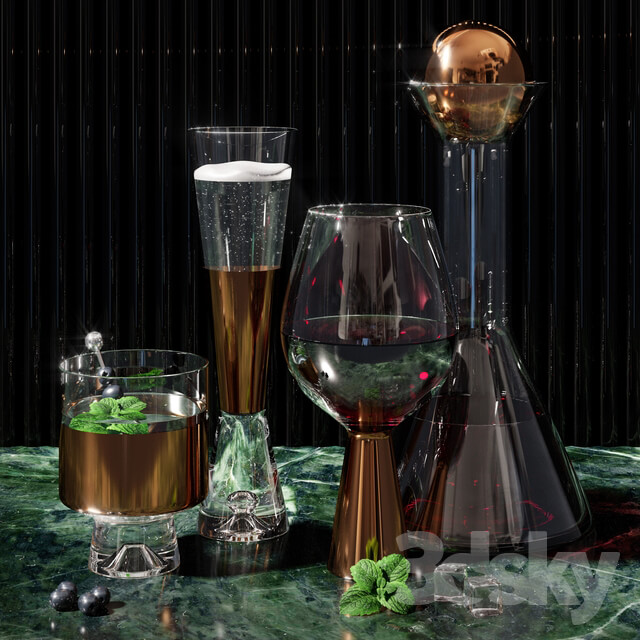 Glass set Tom Dixon