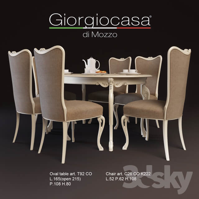 Table Chair Dining group Giorgiocasa Valpolicella