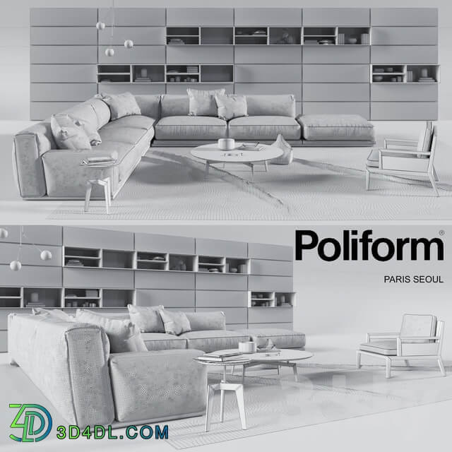 Sofa Set from Poliform Paris