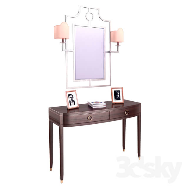 Table Dressing table mirror with sconce
