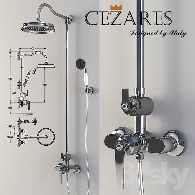 Faucet shower column Cezares Liberty CD 01 CD T 01 