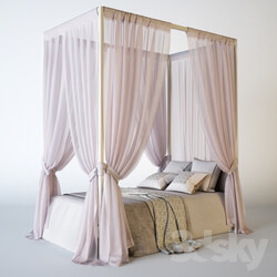 Four poster bed 