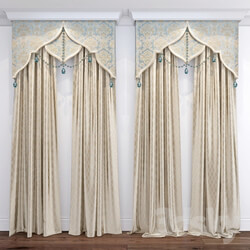 curtains with bandeau 
