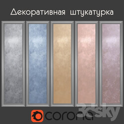 Miscellaneous Decorative plaster with velor effect 