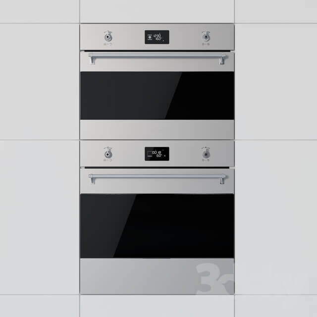 Smeg oven SFP6390XE and compact oven SF4390MCX