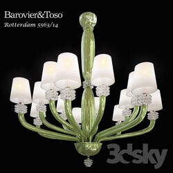 chandelier Barovier Toso Rotterdam 5563 14 