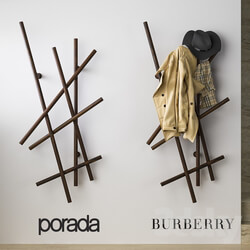 Porada Burberry Set in the hallway 