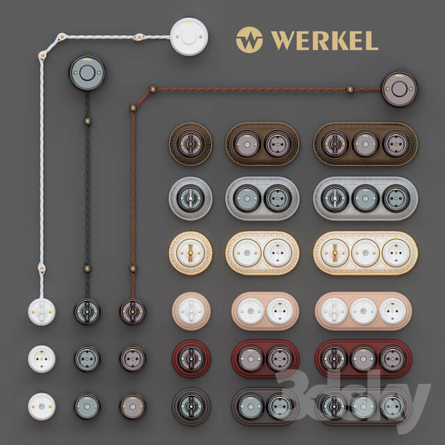Miscellaneous Switches and sockets Werkel Retro