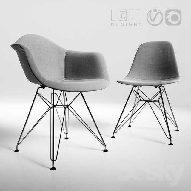 Loftdesigne chairs model 3565 3566