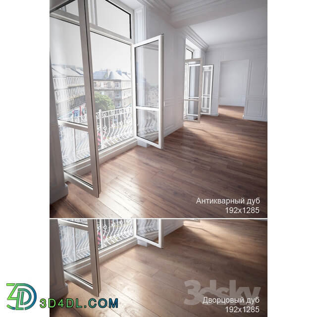 Parquet 2 species oak Antique Palace oak