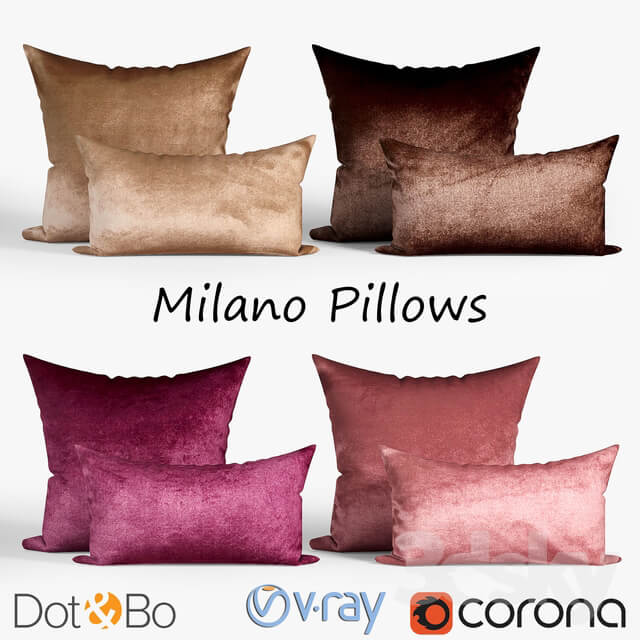 Decorative pillows Dot and bo Milano. set 038