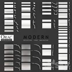 Collection of moldings cornices and skirting boards Orac Decor Modern 51 profile  