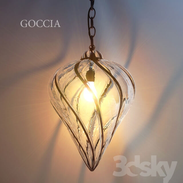 Goccia Pendant light 3D Models