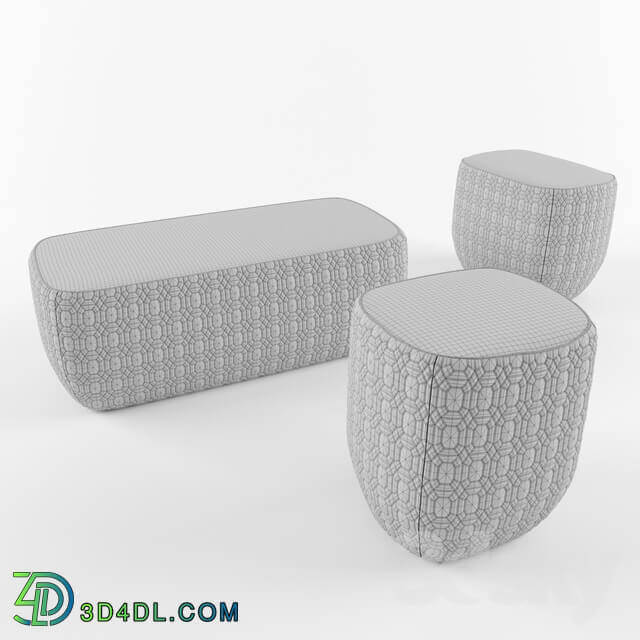 Roche Bobois Trilogie Ottoman