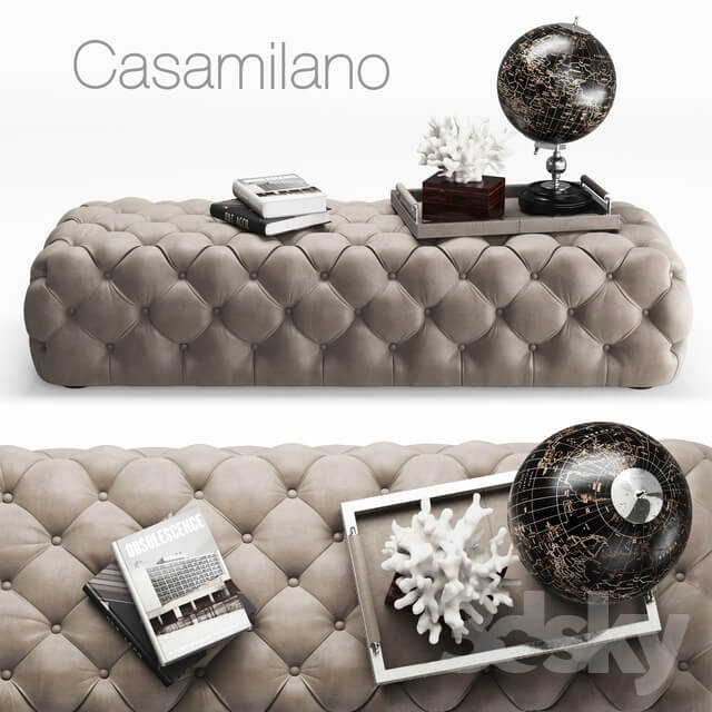 Casamilano Hyatt Ottoman 160