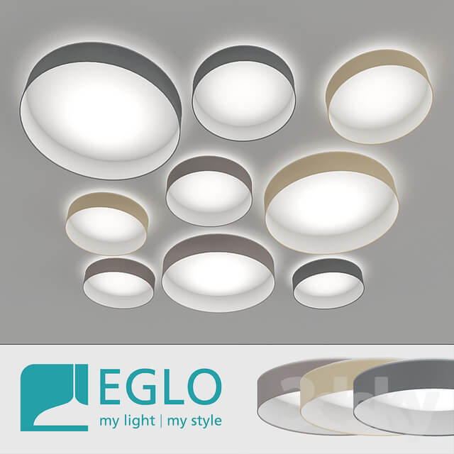 Chandelier Eglo Palomaro. Ceiling lamp 3D Models