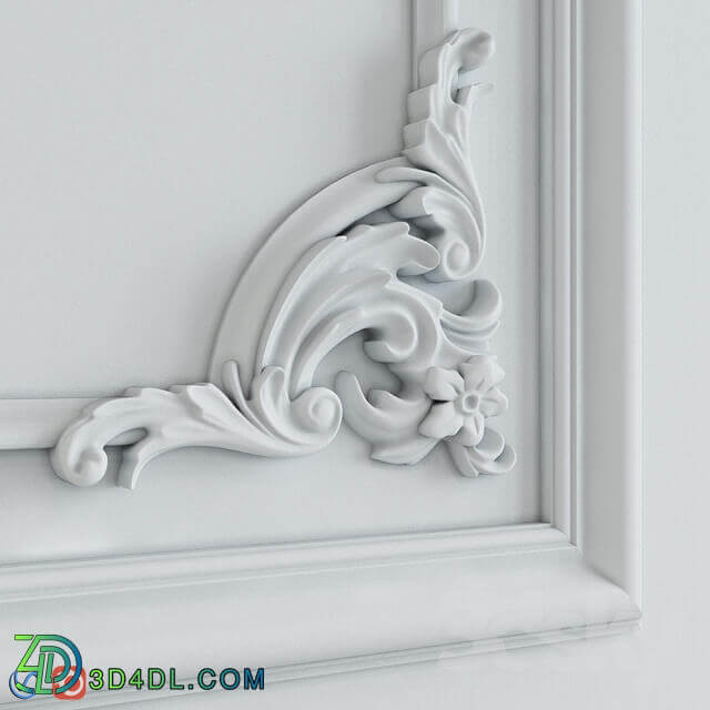 Stucco molding for walls 1