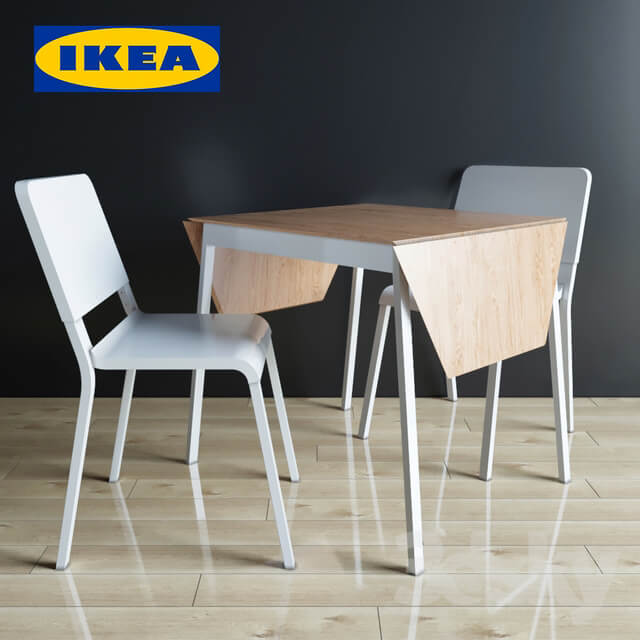 Table Chair Folding table and chair IKEA PS 2012 Theodorez