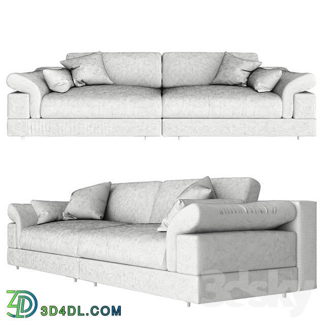 Triple sofa Pufetto Claudia.