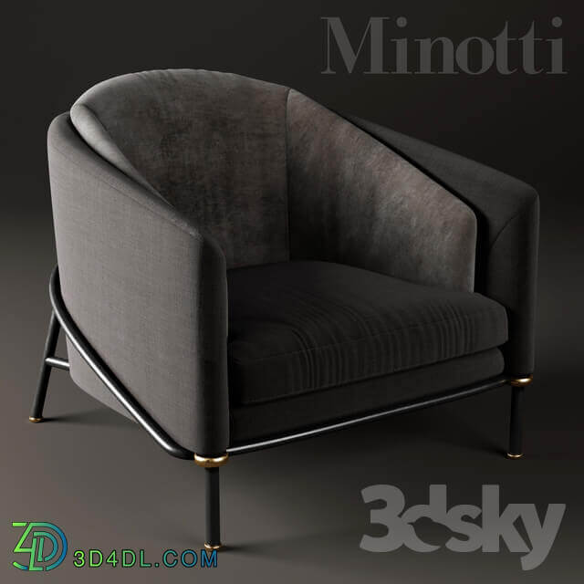 Minotti Fil noir Black