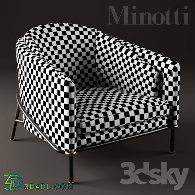 Minotti Fil noir Black