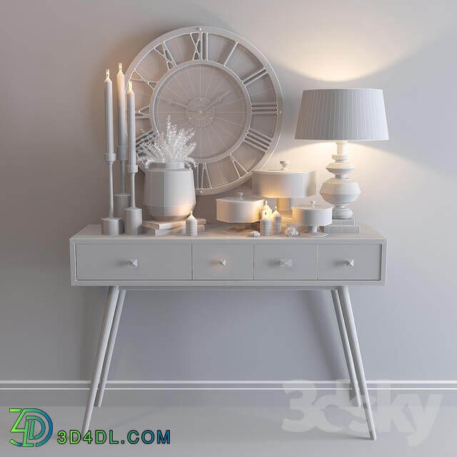 Sideboard Chest of drawer Light Living Set 01